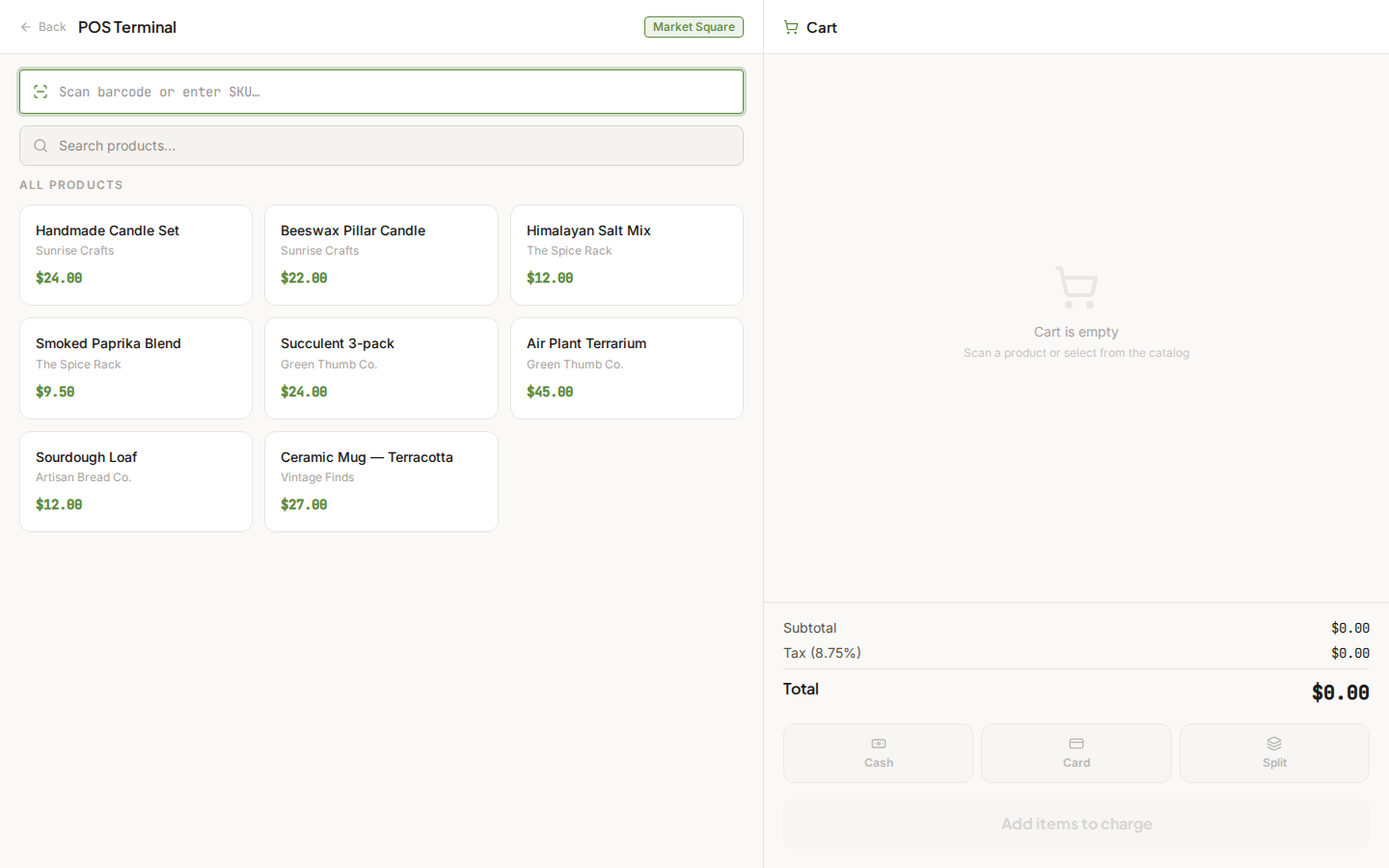 Real-Time POS Terminal screenshot